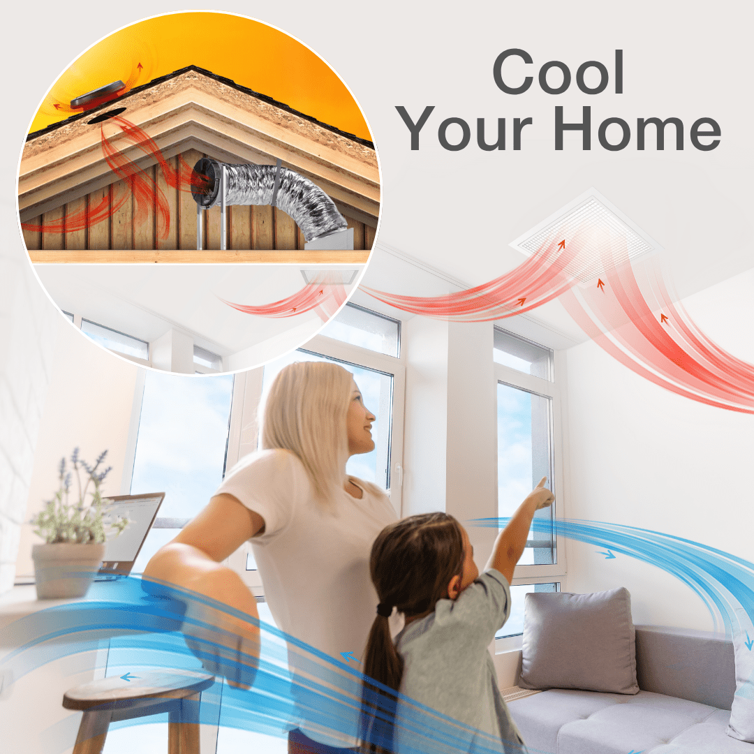 Solatube Dynamic Cooling Duo Whole House Fan and Attic Fan
